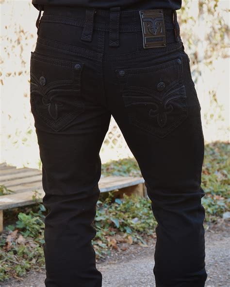 rock revival jeans black|Amazon.com: Rock Revival Jeans Men